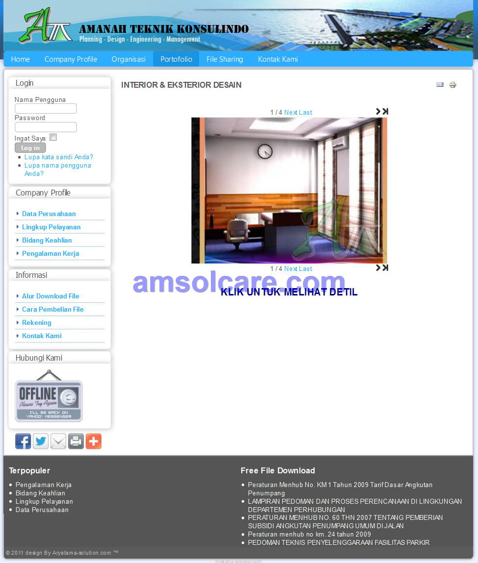 Website Amanah Teknik